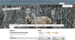 Desktop Screenshot of overtornea.se